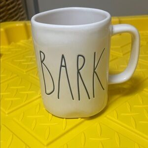 Chic Cream Mug with 'BARK' Design
